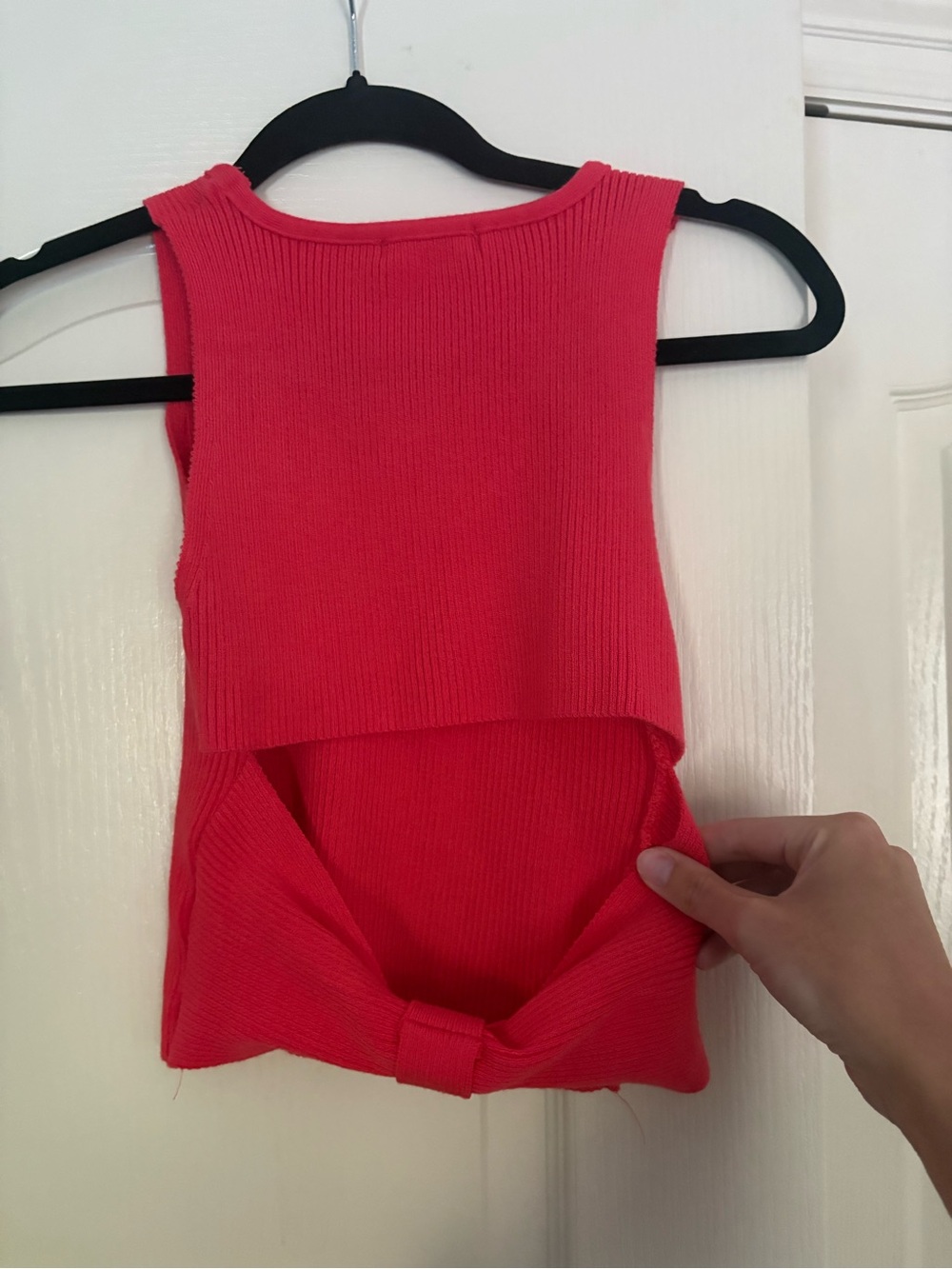 Hot Pink Altar’d State Ribbed Tank - Picture 2 of 7